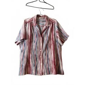 Vintage Donnkenny Woman blouse Button up